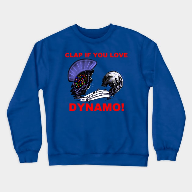 Running Man Dynamo Crewneck Sweatshirt by DougSQ